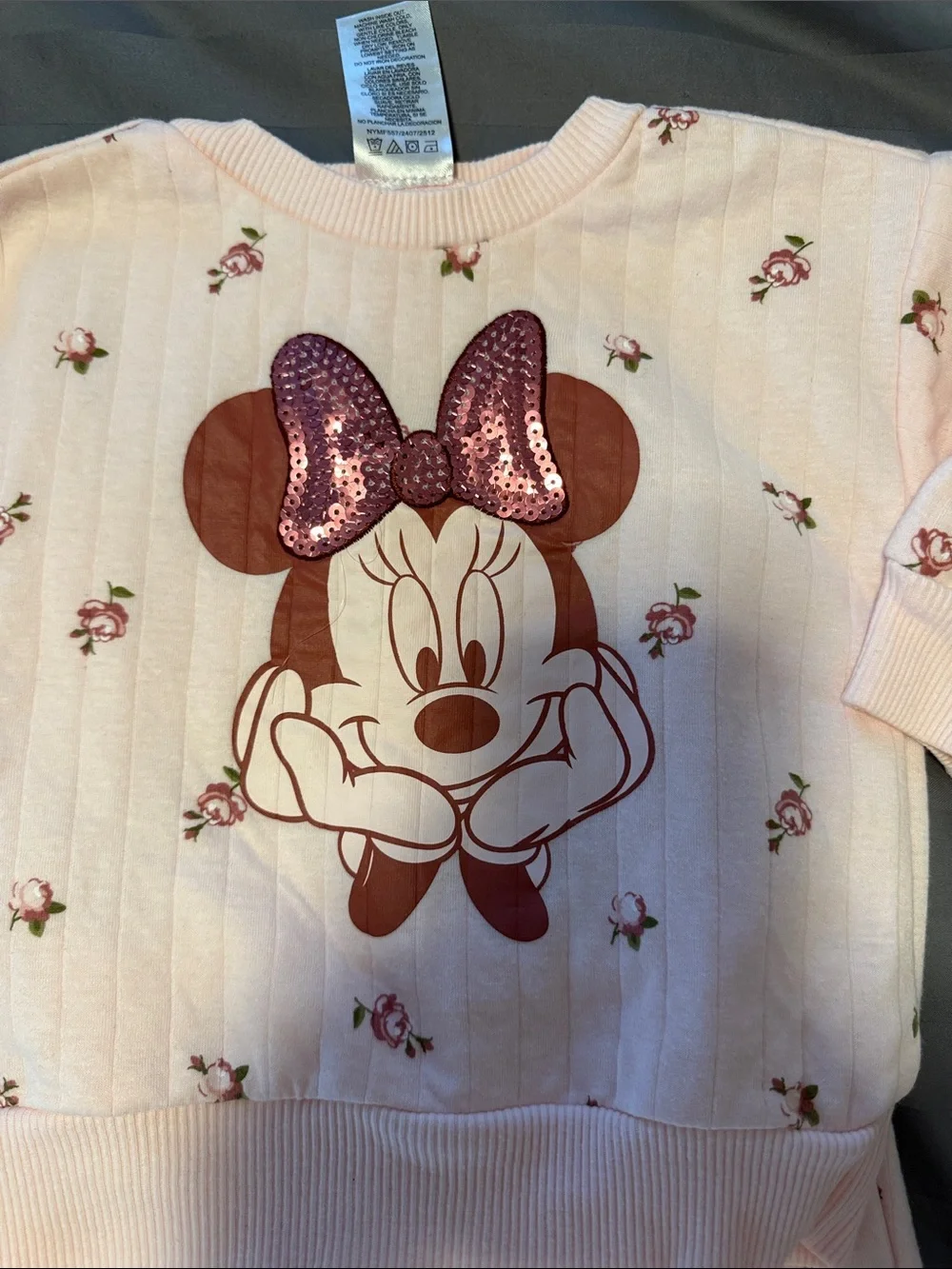 Disney Minnie Mouse Light Pink sweatpants set